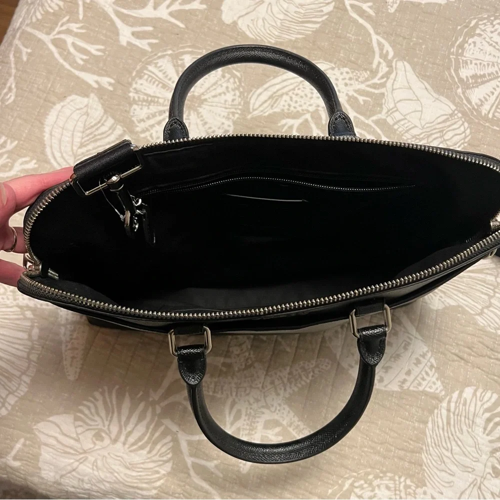 Coach Black Leather Briefcase or Laptop Bag - NWOT